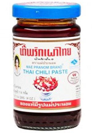 Mae Pranom Chilipaste Nam Prik Pao - Zutaten